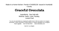 Gremolata Seasoning, 3 oz