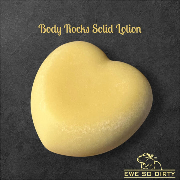 BODY ROCKS, Solid Lotion Pucks   - OATMEAL ALMOND AND HONEY