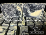Pipe Tobacco and Cashmere Cold Process Soap, 4 oz bar