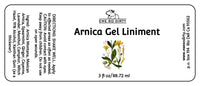 Arnica Gel Liniment,    3oz Gel Pump bottle - NEW LARGER SIZE!