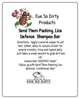 Lice Defense Tea Tree and Eucalyptus Shampoo Bar, 42gm