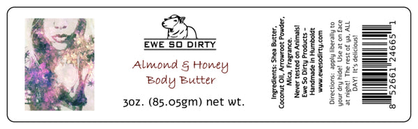 Almond & Honey Whipped Shea Butter, 3oz