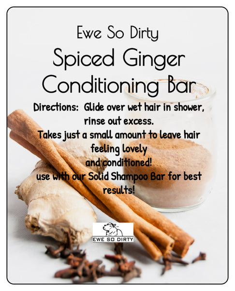 Spiced Ginger Solid Conditioner Bar, 42 gm