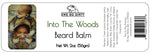 Beard Balm & Leave in Conditioner, INTO THE WOODS, 2 oz