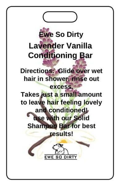 Lavender Vanilla Solid Conditioner Bar, 42 gm