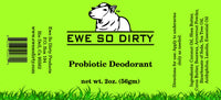 Tea Tree Probiotic Deodorant, 2 ounce, assorted scents!