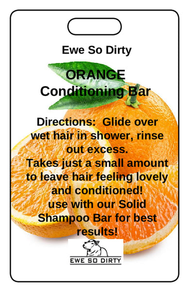Orange Solid Conditioner Bar, 42 gm