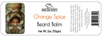 Beard Balm & Leave In Conditioner, ORANGE SPICE, 2 oz