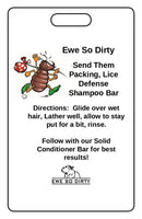 Send Them Packing, Lice Defense Shampoo & Conditioner Bars