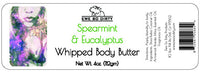 Whipped Shea Body Butter, SPEARMINT & EUCALYPTUS, 3 oz