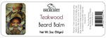 Beard Balm & Leave In Conditioner, TEAKWOOD, 2 oz