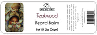 Beard Balm & Leave In Conditioner, TEAKWOOD, 2 oz